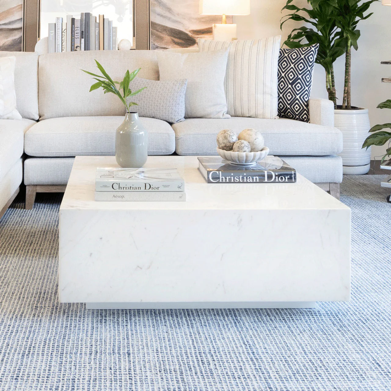 Bennett Coffee Table in Polar White Marble - AT9339-PW - Image 4