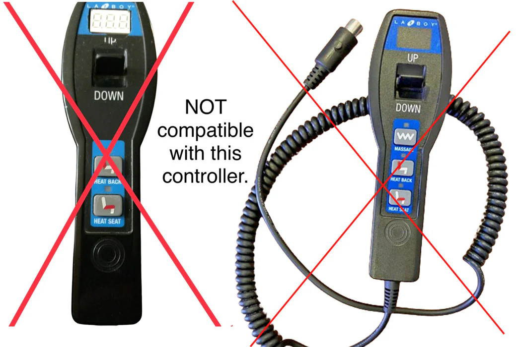 Inseat / La-Z-Boy / Relaxor Replacement Remote for Lift Chairs - 11620-07 / 11620 - Image 4