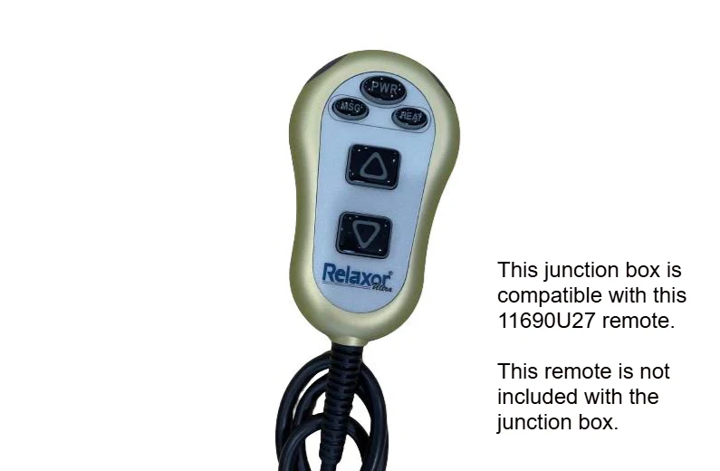 Inseat - Replacement Control Harness Junction Box for Med-Lift and Best Lift Chairs - 14371-27 for Remote 11690U27 - Image 3