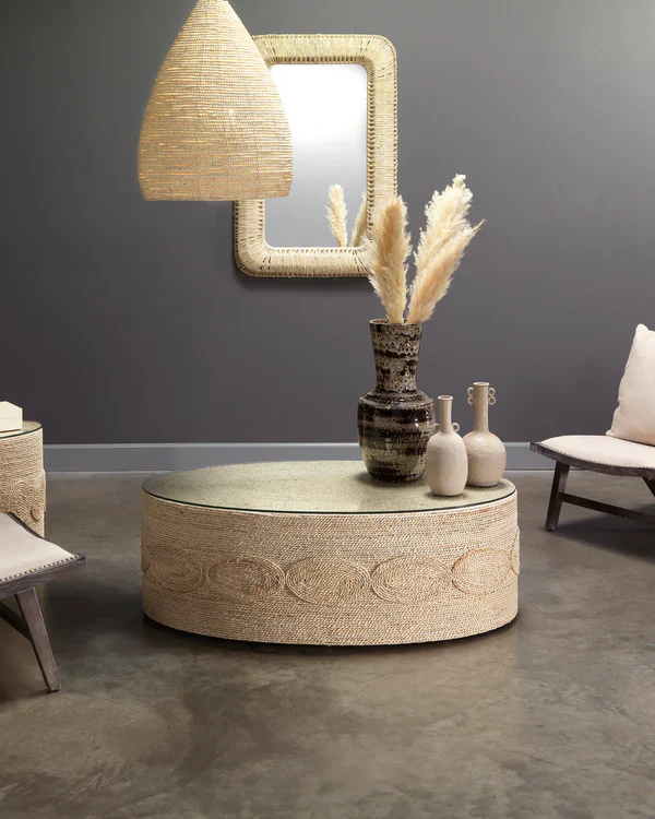 Jamie Young Company - Barbados Oval Coffee Table - 20BARB-CTOW - Image 3