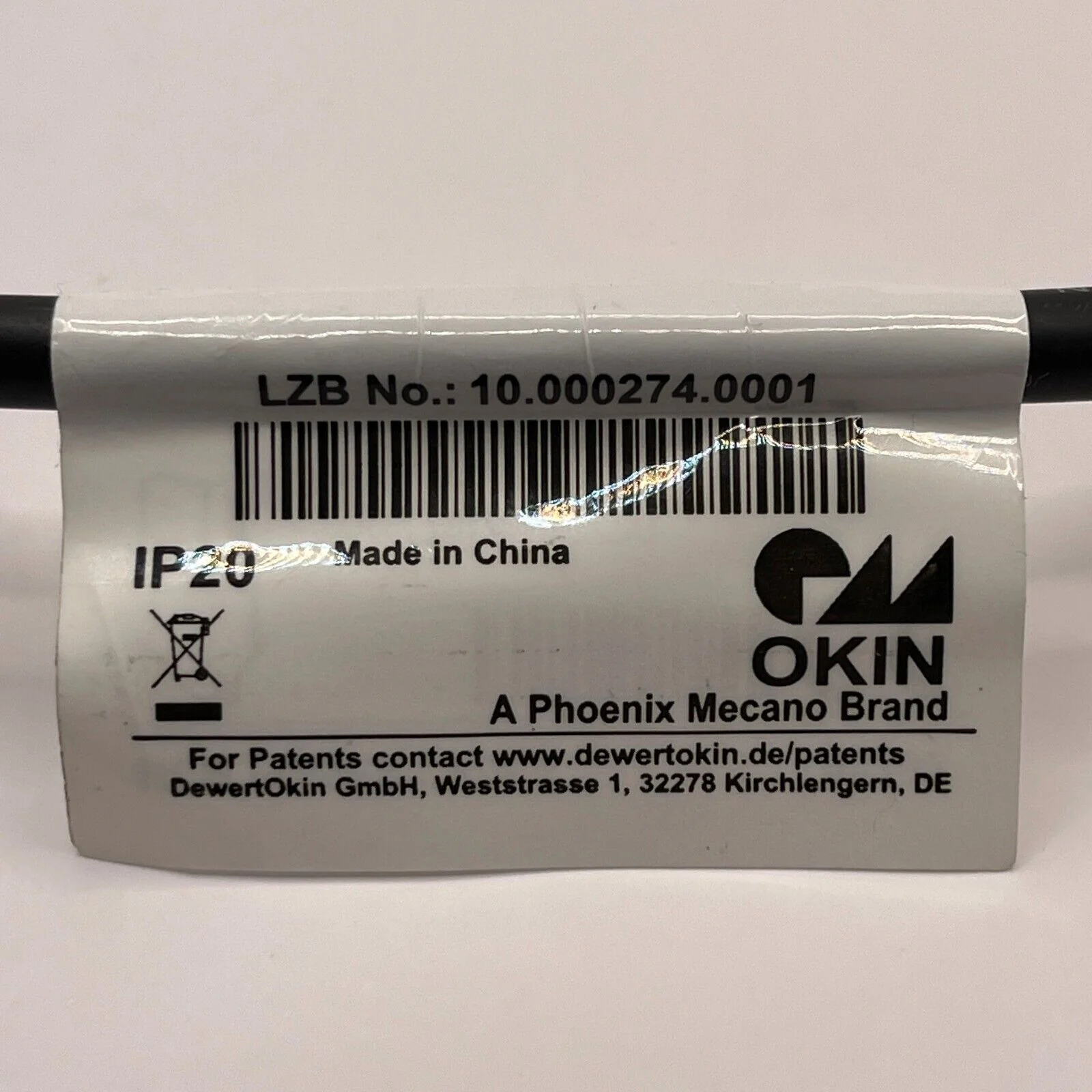 La-Z-Boy - Main Power Cable to Junction Box - Power MCM - 10.000274.0001 / 93762 - Image 3