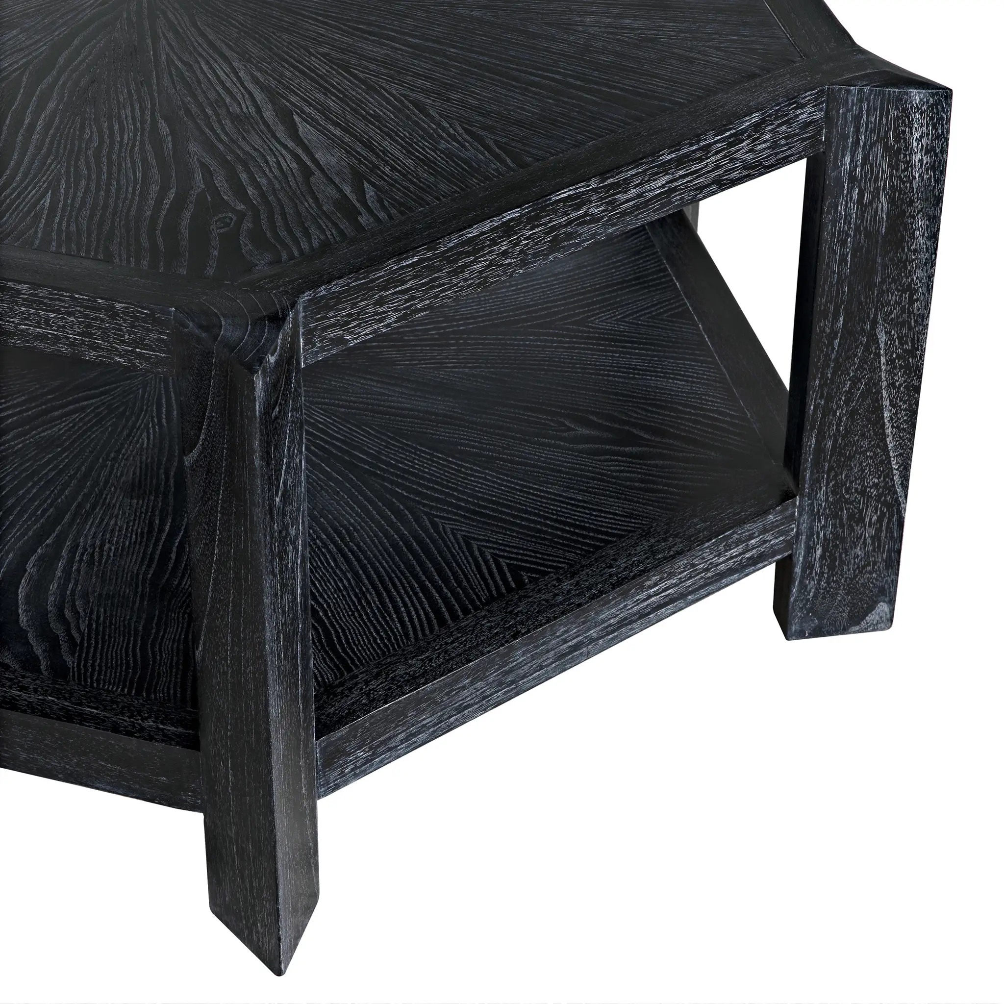 Noir Furniture - Yuhuda Coffee Table, Cinder Black - AE-80CB - Image 3